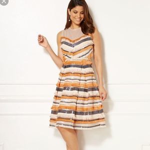 Eva Mendes sleeveless dress